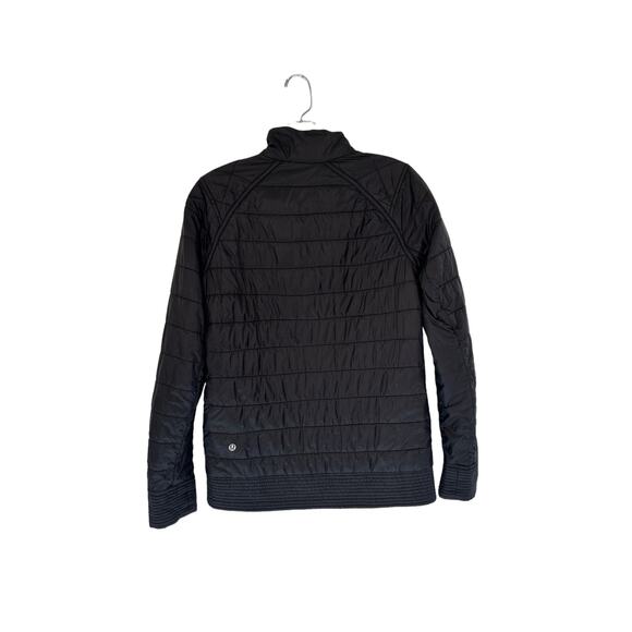 Lululemon Black Gray Reversible Lightweight The Bomb Bomber Jacket Size 4 - Picture 10 of 15